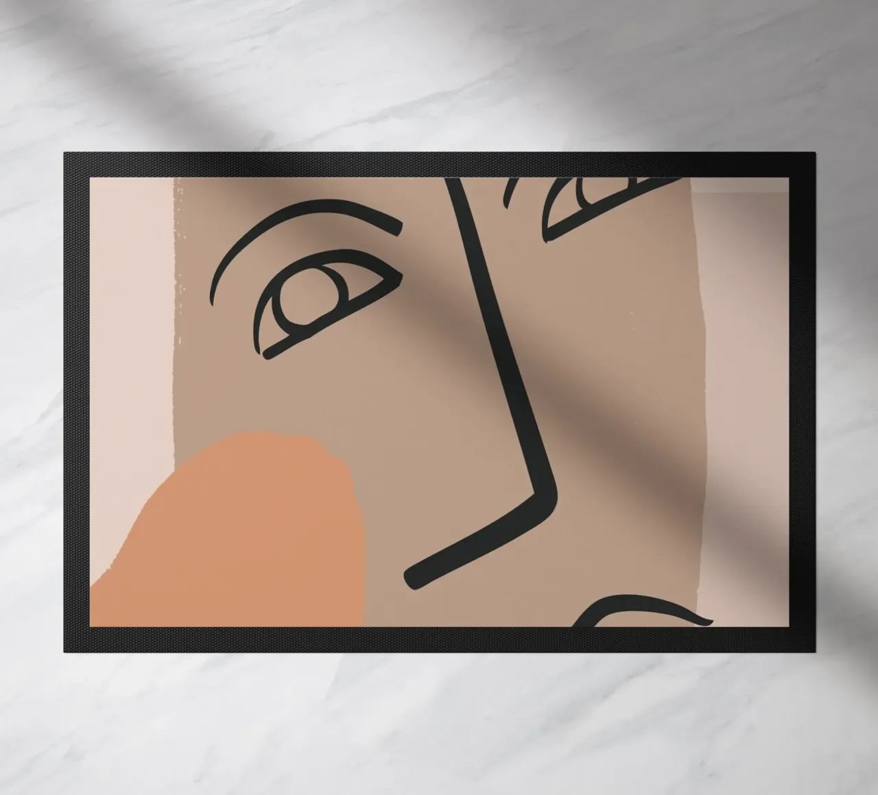 abstract face in lines x zerbino da vintageshop