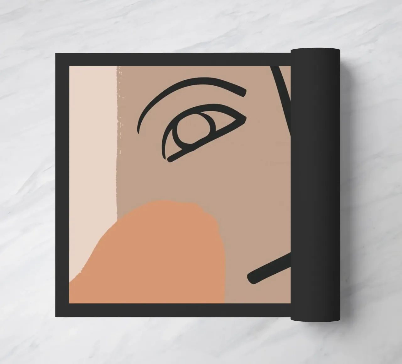 abstract face in lines x zerbino da vintageshop