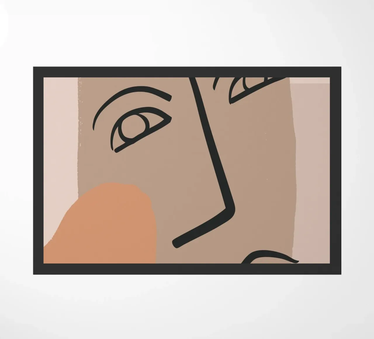 abstract face in lines x zerbino da vintageshop