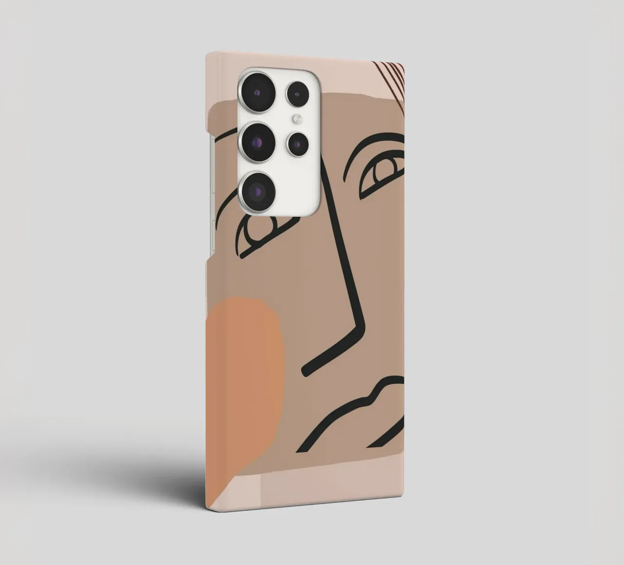 abstract face in lines x cover samsung da vintageshop