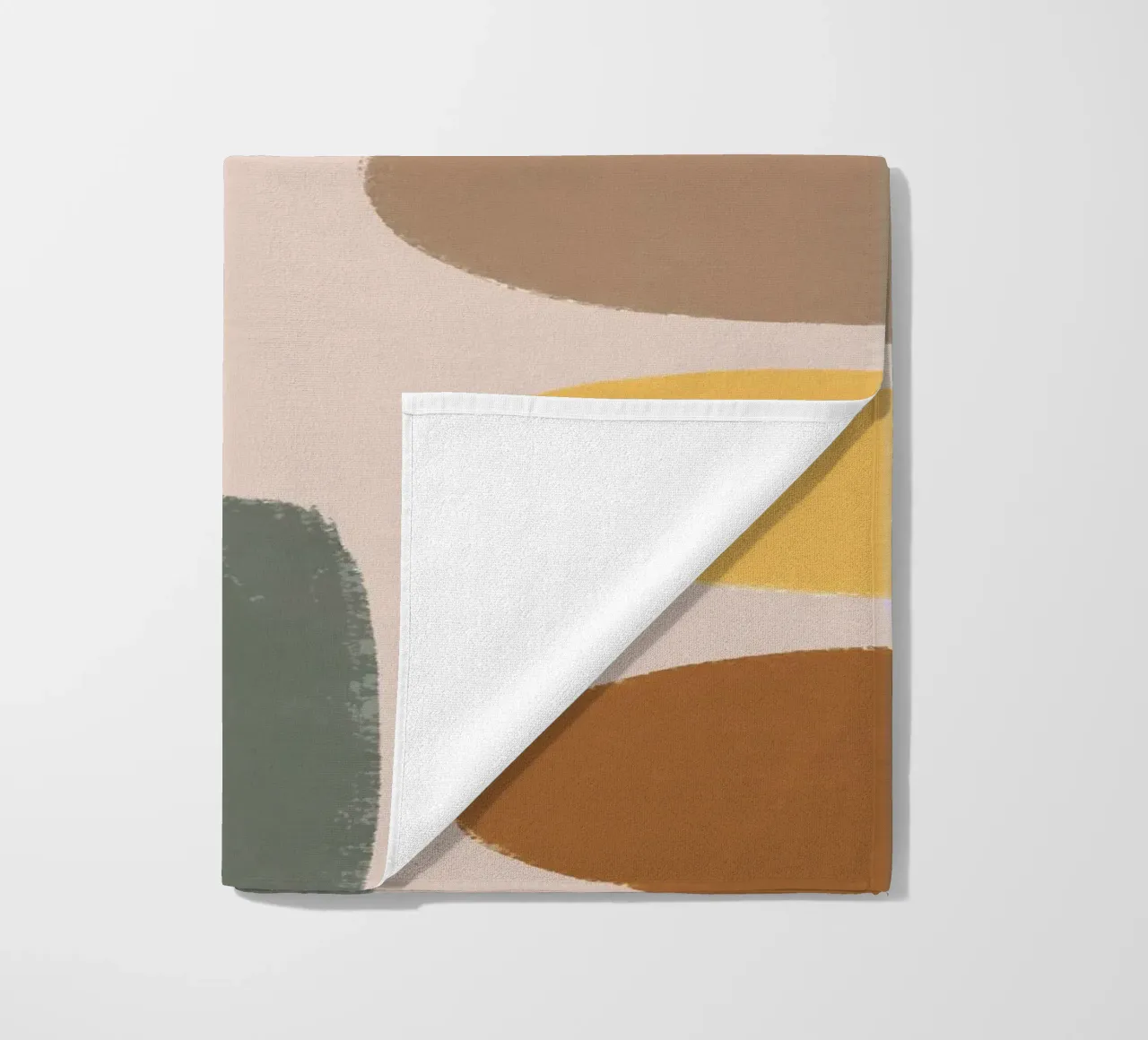 abstract pastel colors beach towel by vintageshop