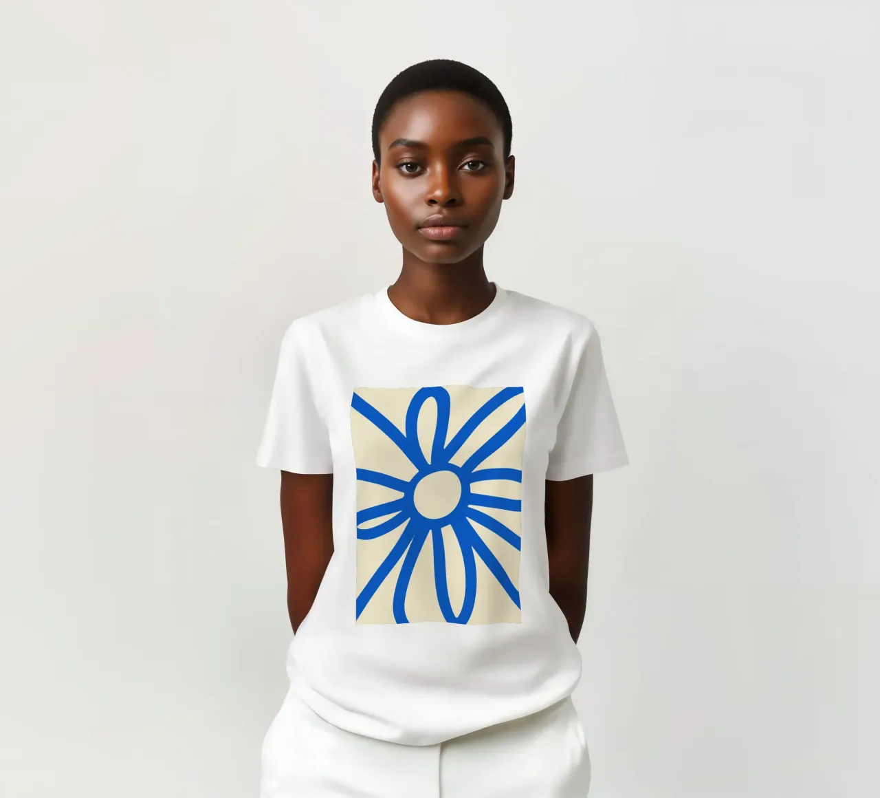 Modern Botanical Floral Art t-shirt by The Art Club