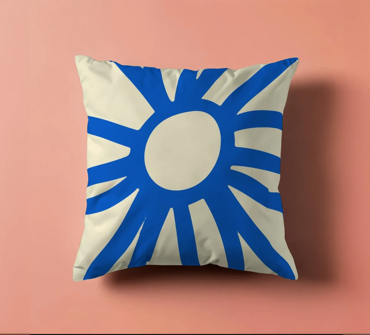 Modern Botanical Floral Art decorative cushion by The Art Club