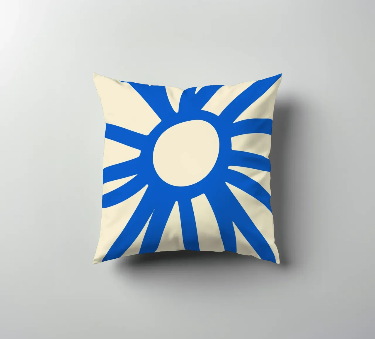 Modern Botanical Floral Art decorative cushion by The Art Club