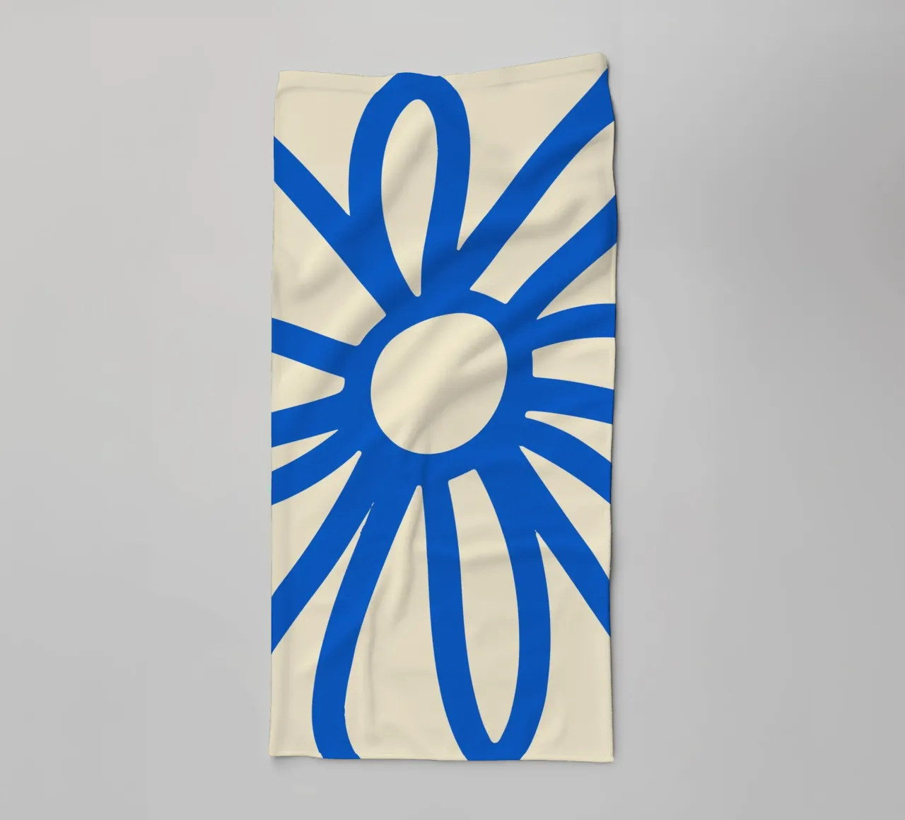 Modern Botanical Floral Art towel by The Art Club