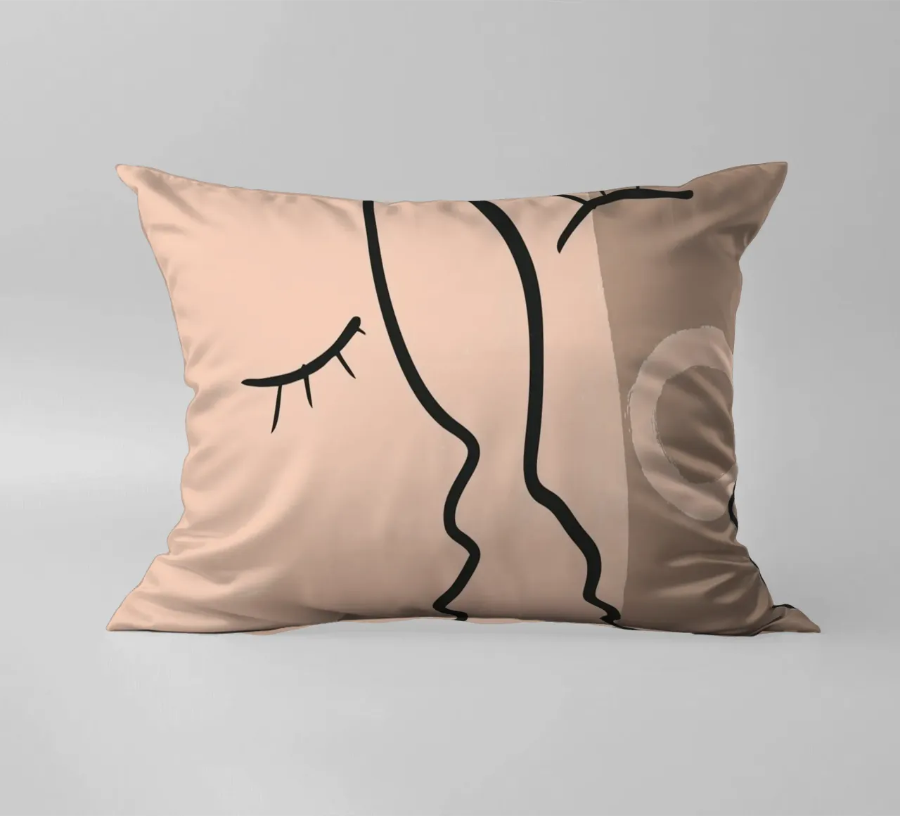 abstract 2 faces cuscino da vintageshop