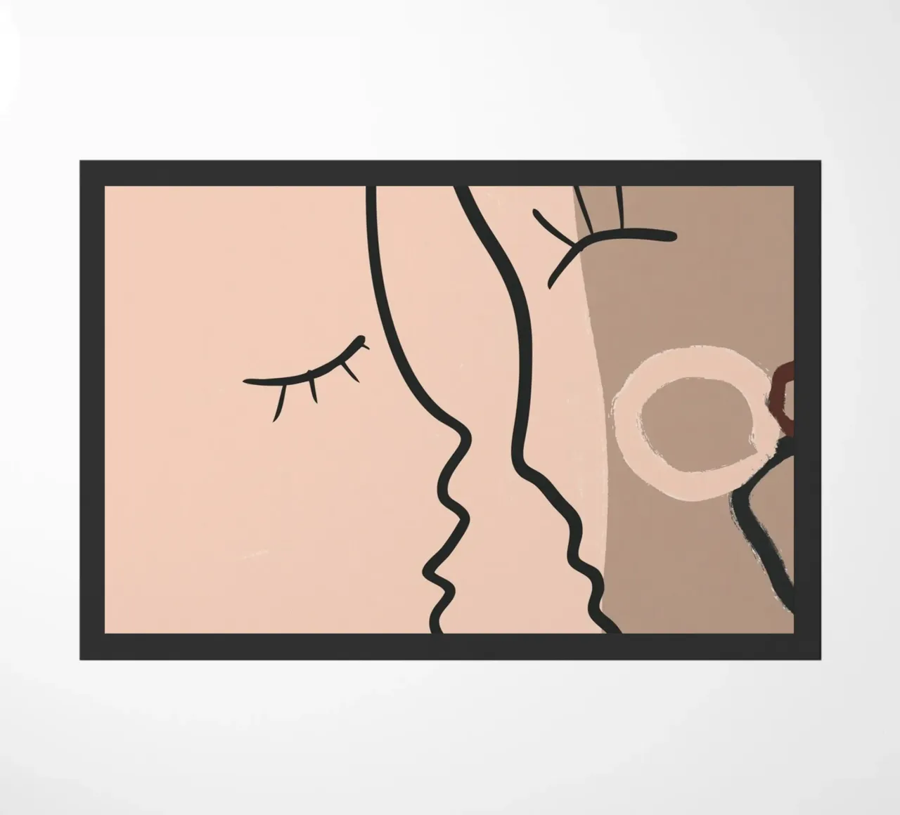 abstract 2 faces zerbino da vintageshop