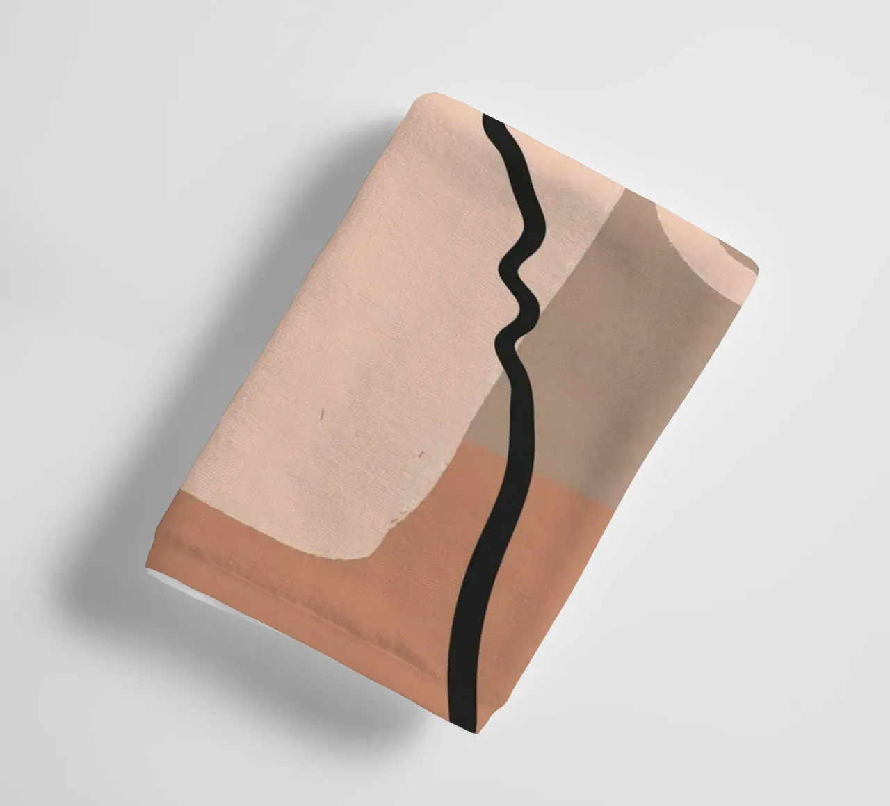 abstract 2 faces towel by vintageshop