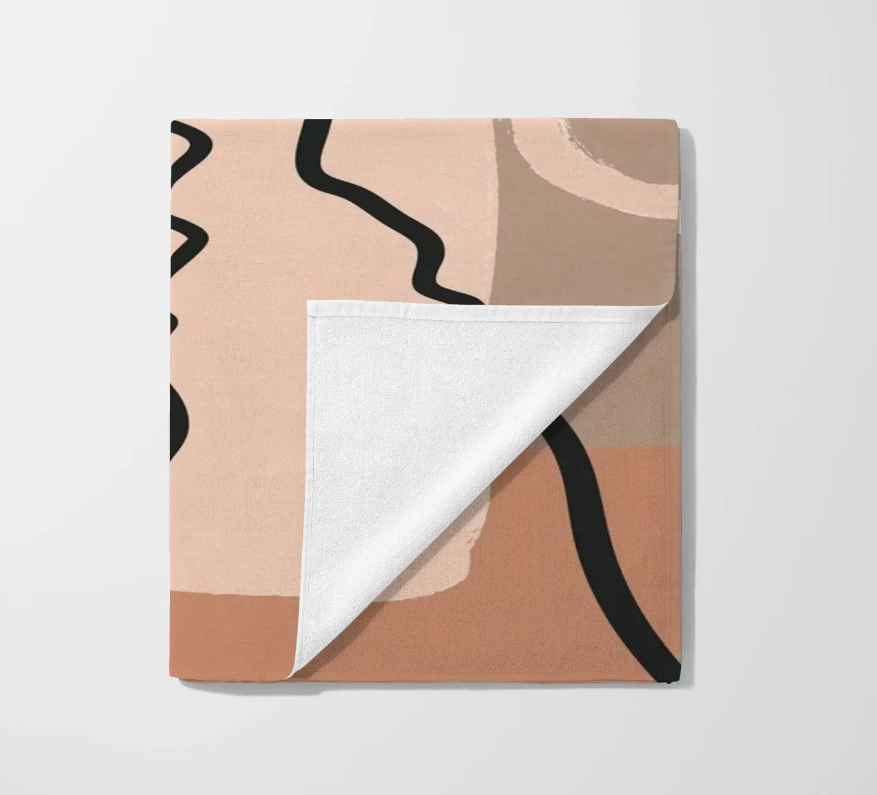 abstract 2 faces telo mare da vintageshop