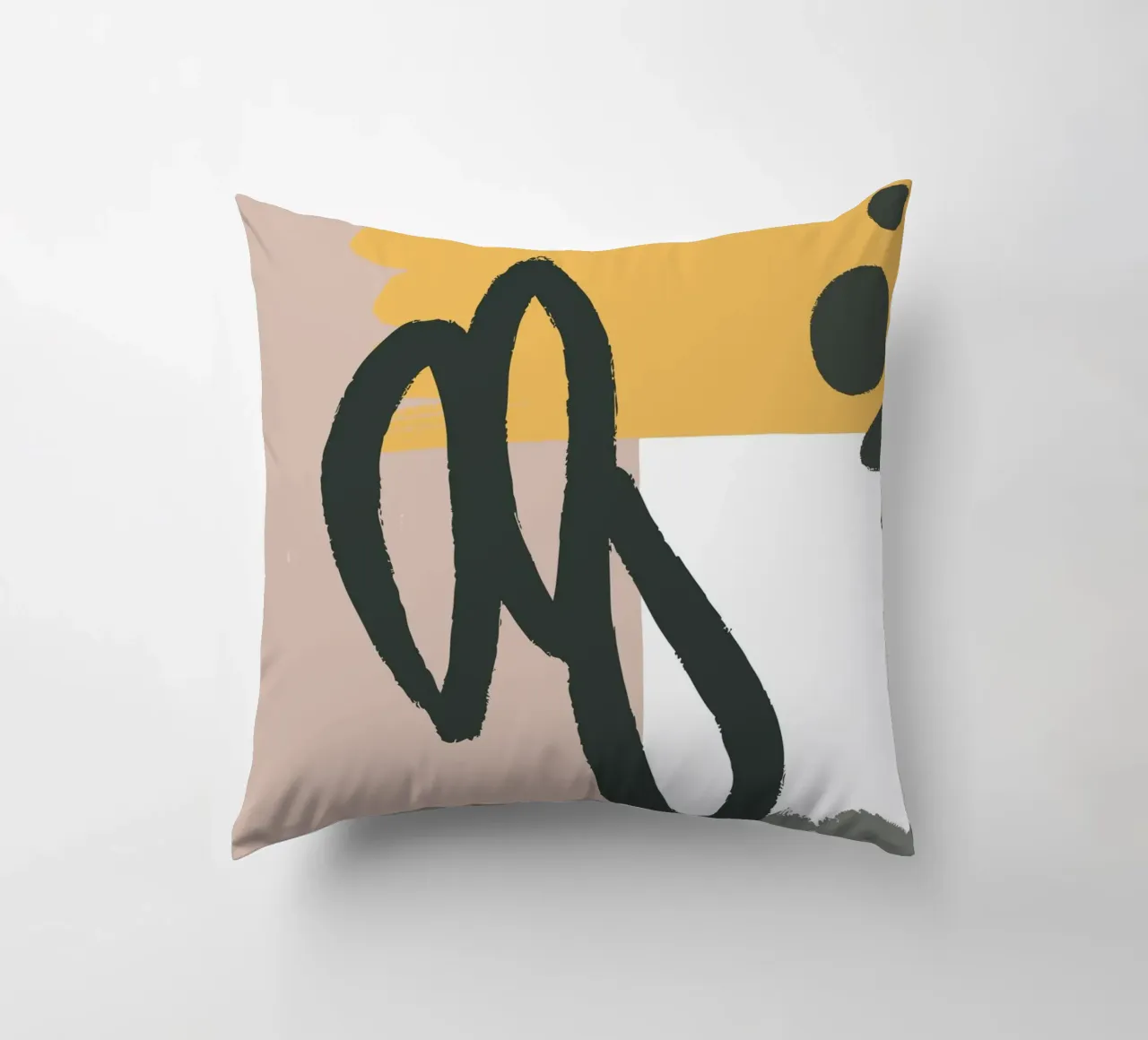 abstract lines brush cuscino da vintageshop