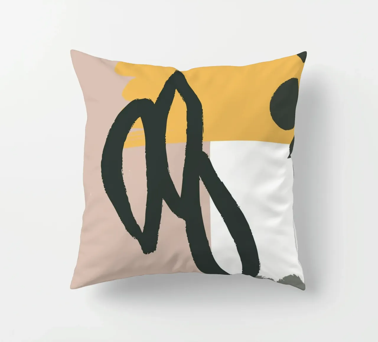 abstract lines brush cuscino da vintageshop