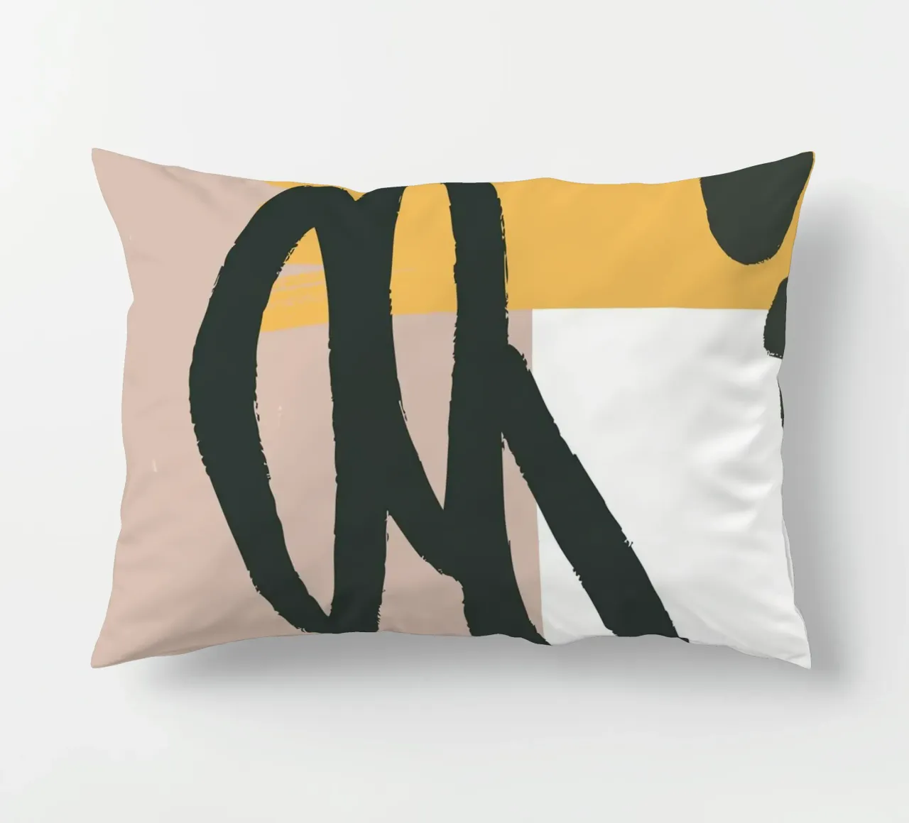 abstract lines brush cuscino da vintageshop