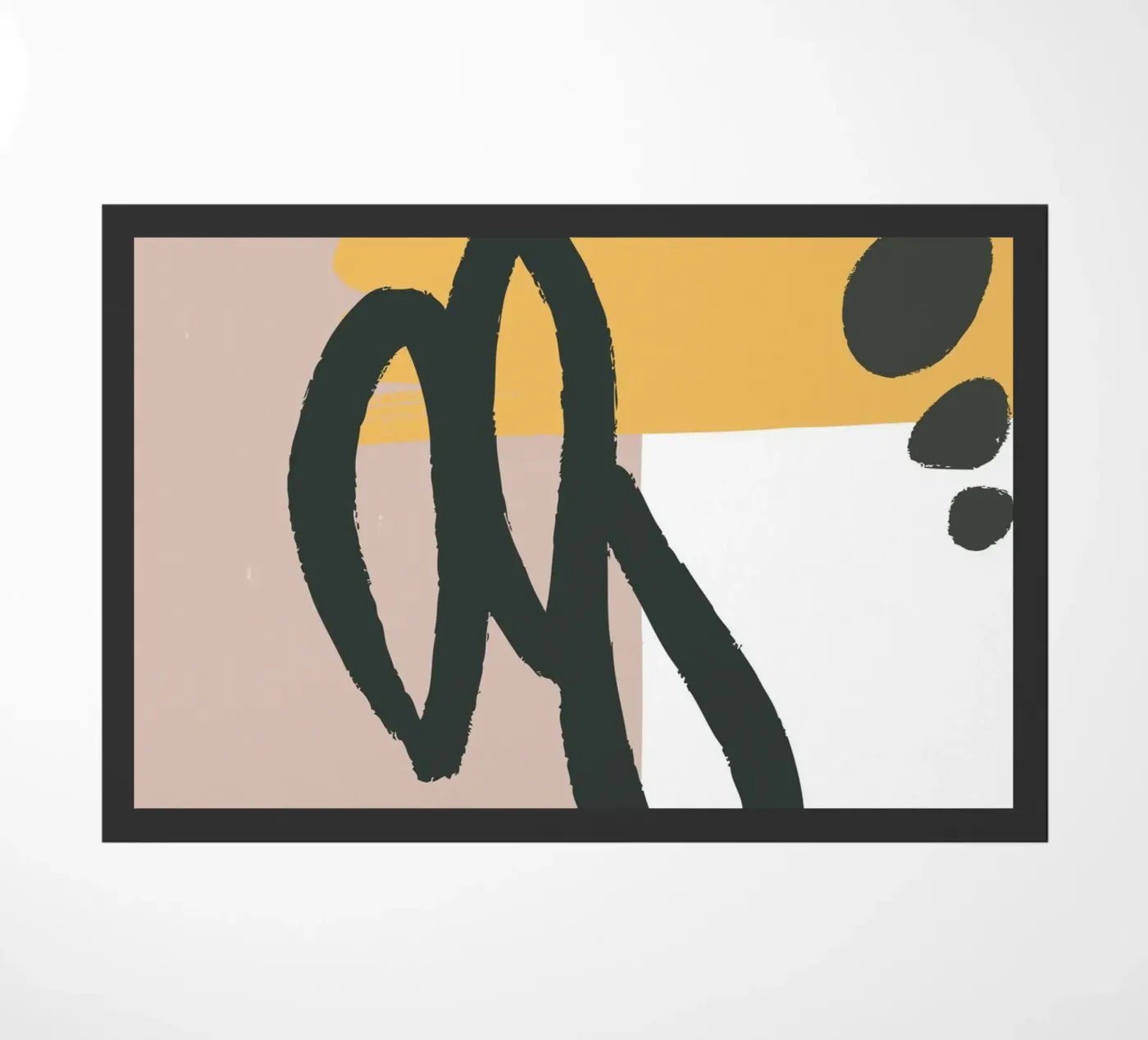 abstract lines brush zerbino da vintageshop