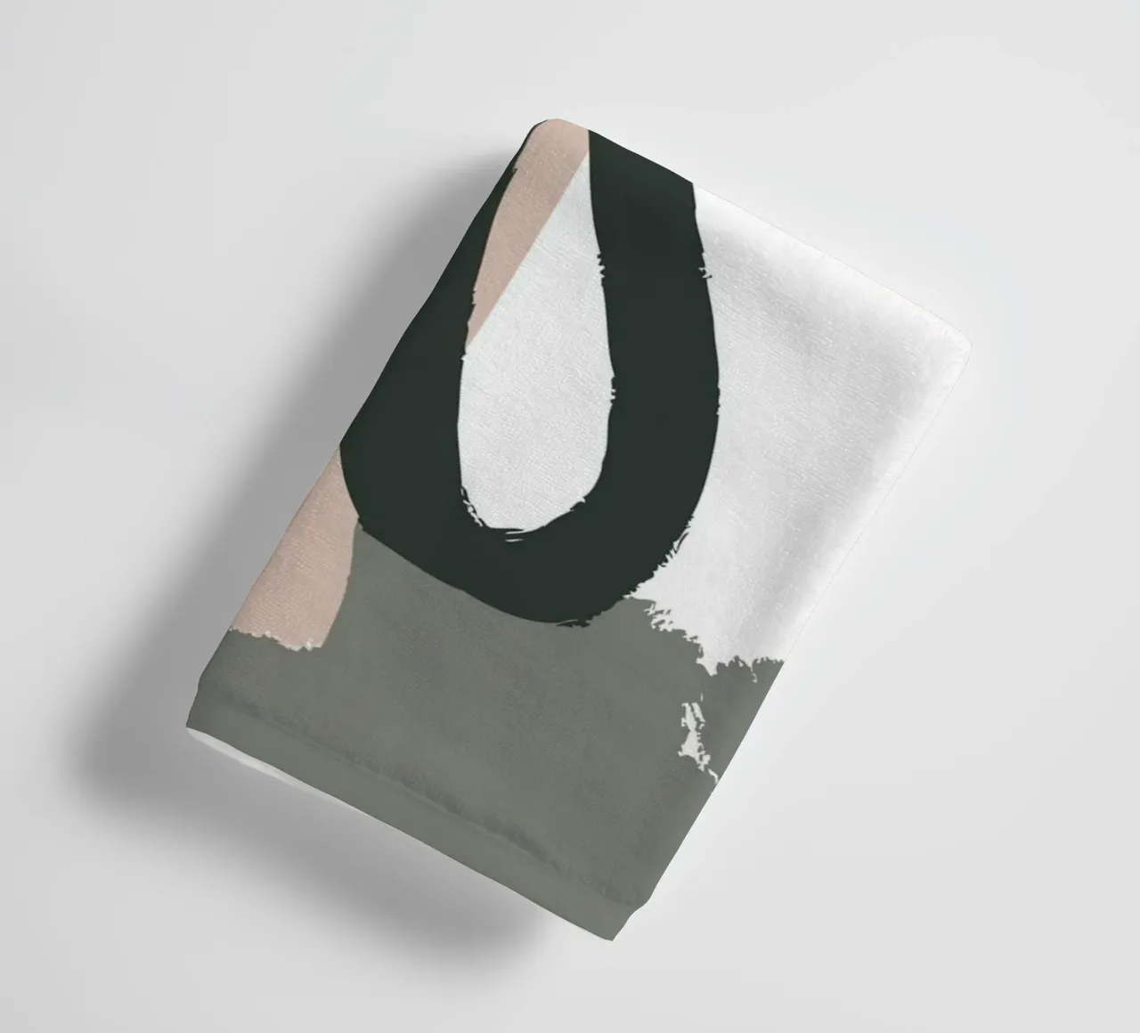 abstract lines brush towel by vintageshop