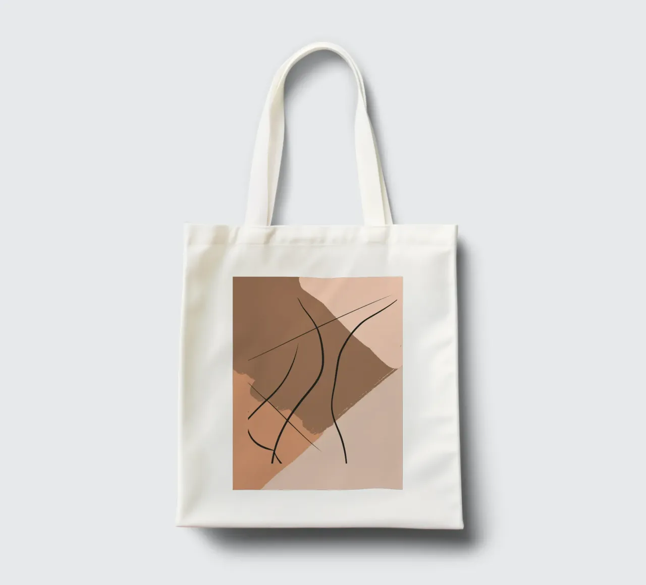 abstract body lines borsa in juta da vintageshop