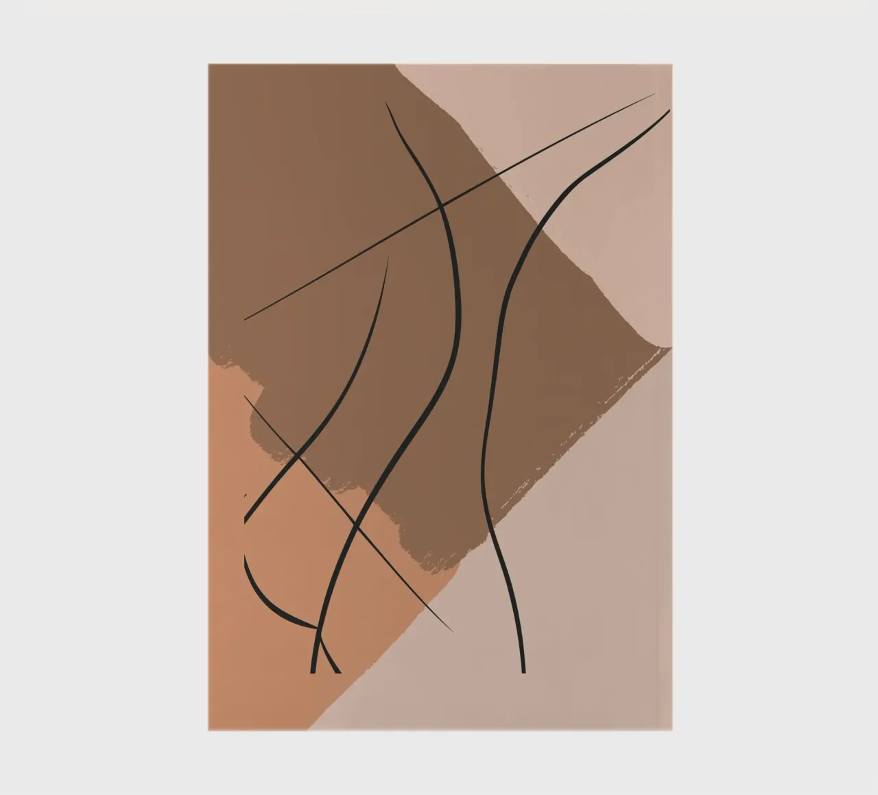 abstract body lines notebook by vintageshop