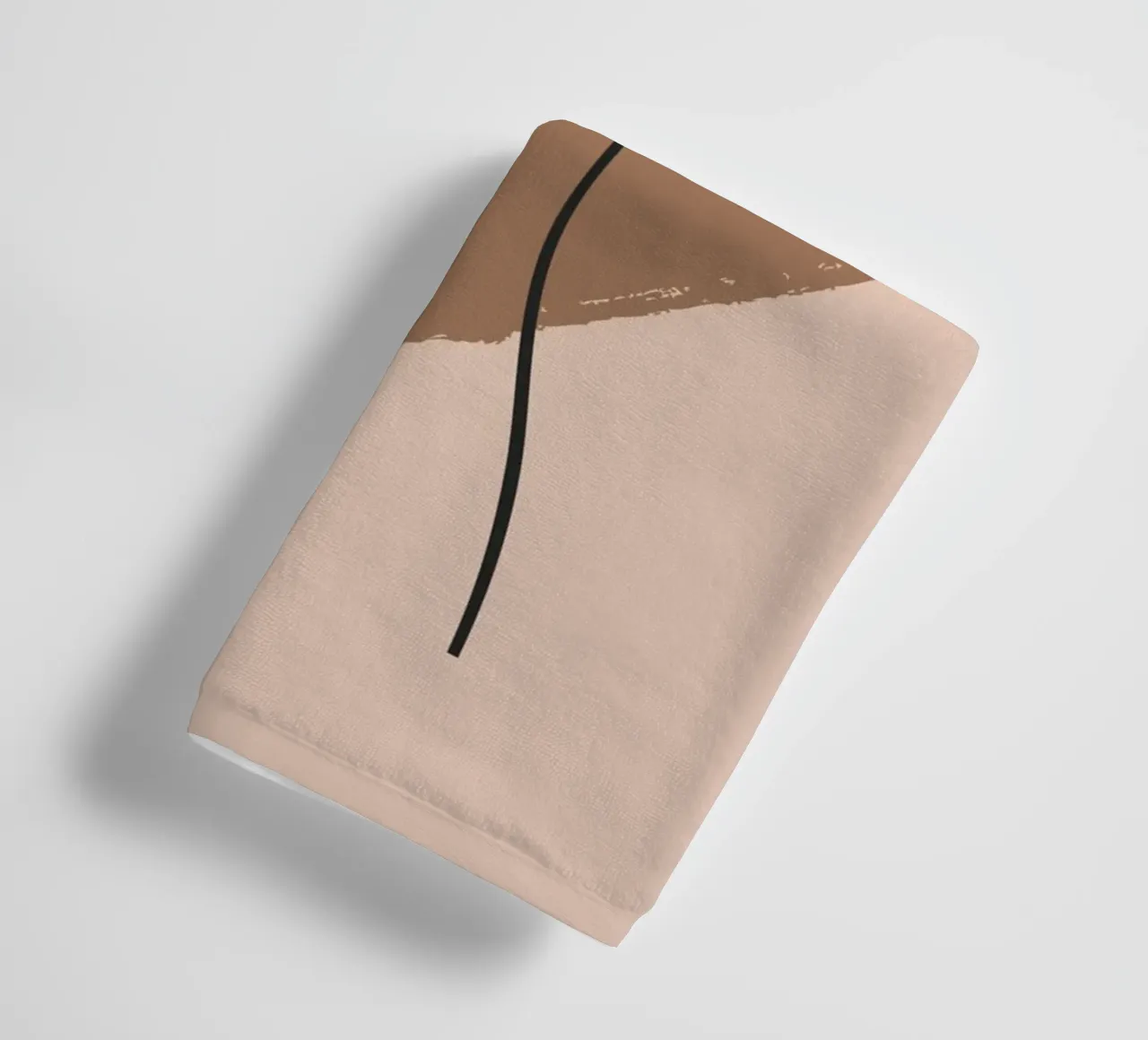 abstract body lines towel by vintageshop