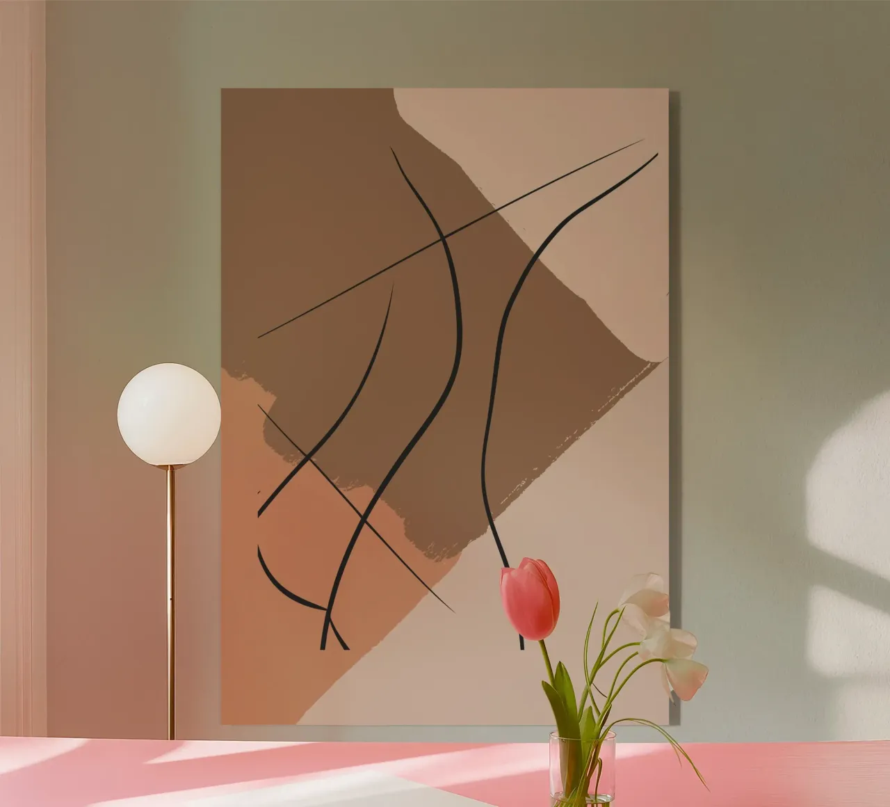 abstract body lines plexiglass da vintageshop