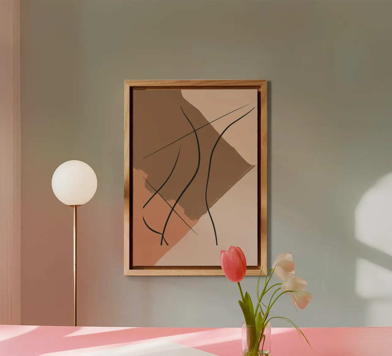 abstract body lines alluminio dibond da vintageshop