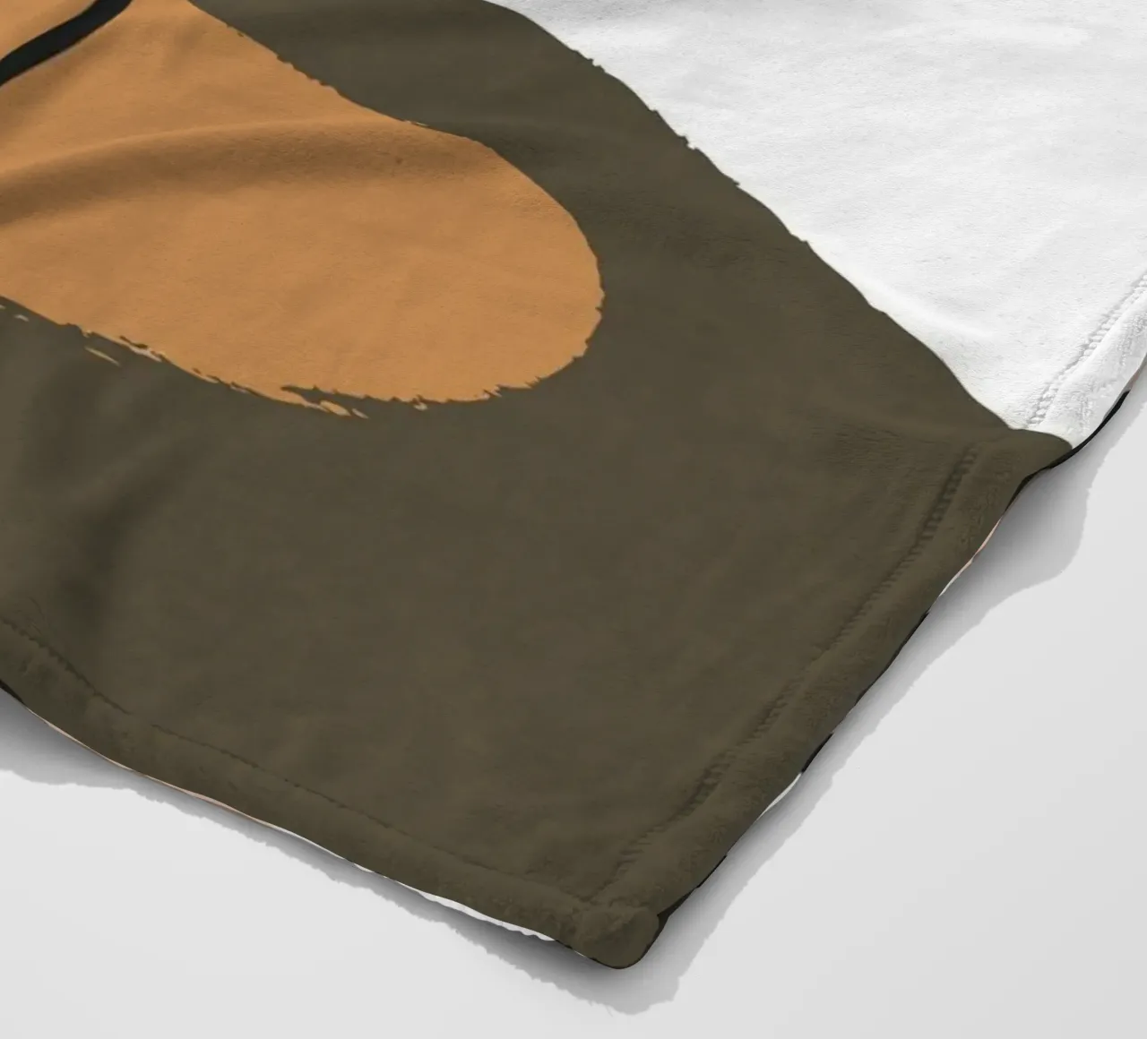 abstract organic lines fleece blanket by vintageshop