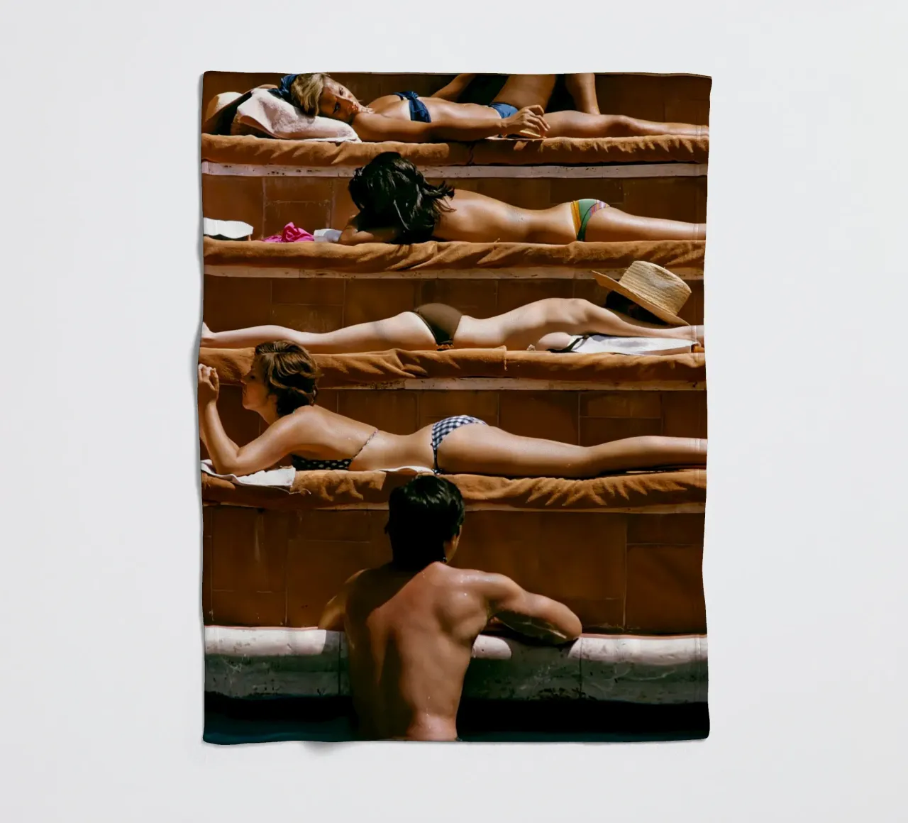 L'occhio dell'osservatore - Slim Aarons coperta in pile da aronsphoto
