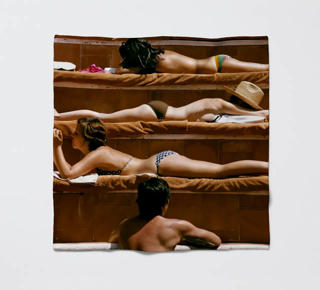 L'occhio dell'osservatore - Slim Aarons coperta in pile da aronsphoto
