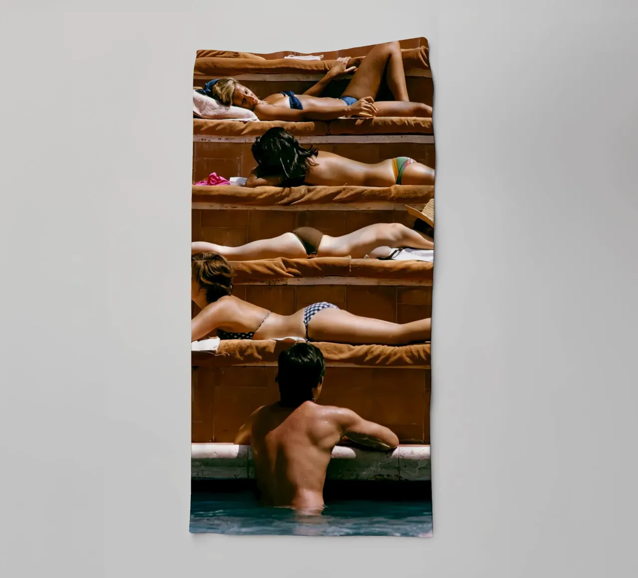 L'occhio dell'osservatore - Slim Aarons asciugamano da bagno da aronsphoto