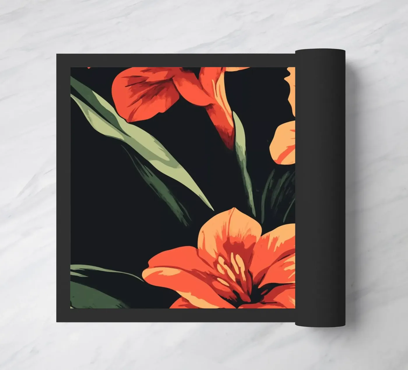 Orange flowers zerbino da edsonramosart