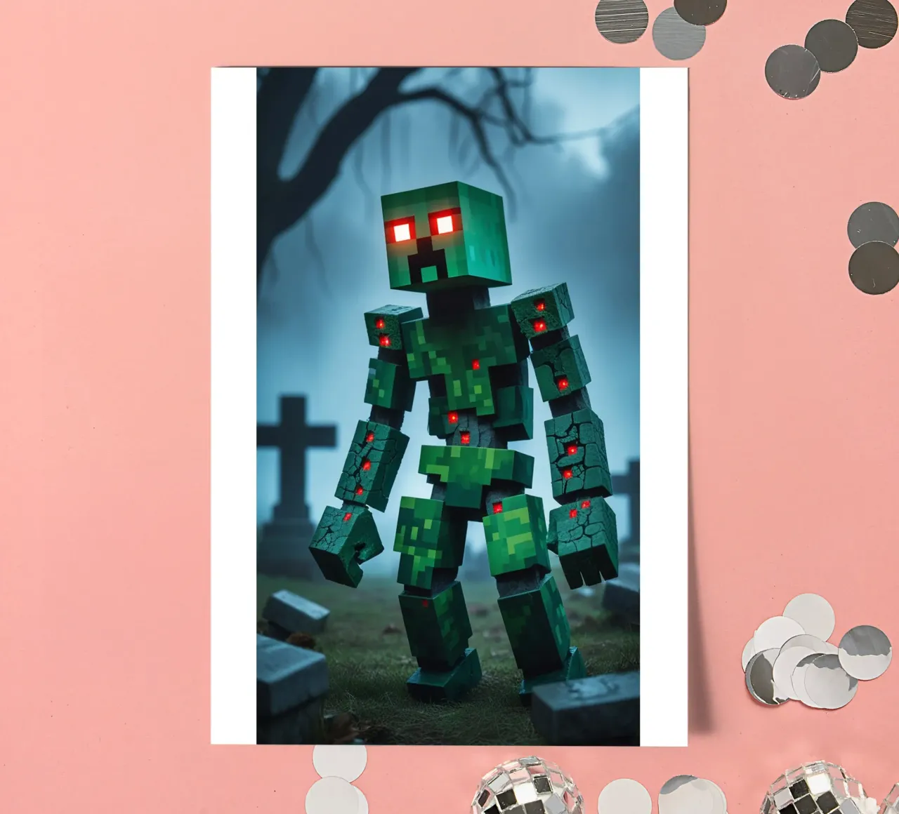 robot delle tenebre foglio adesivo da rock music