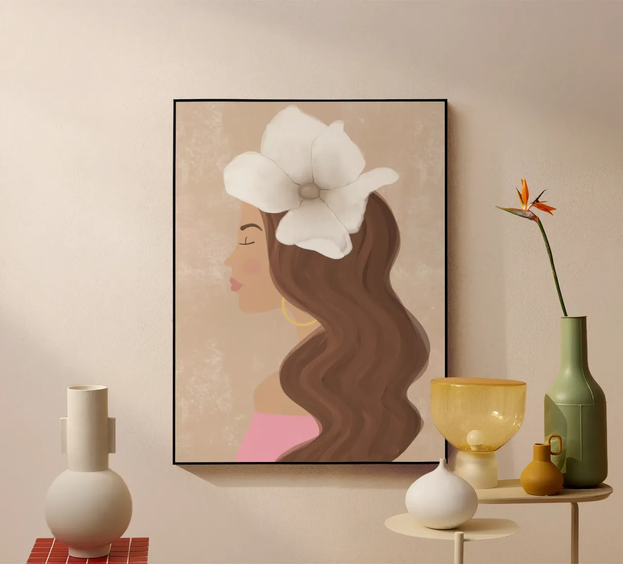 Flower Portrait plexiglass da datemyart