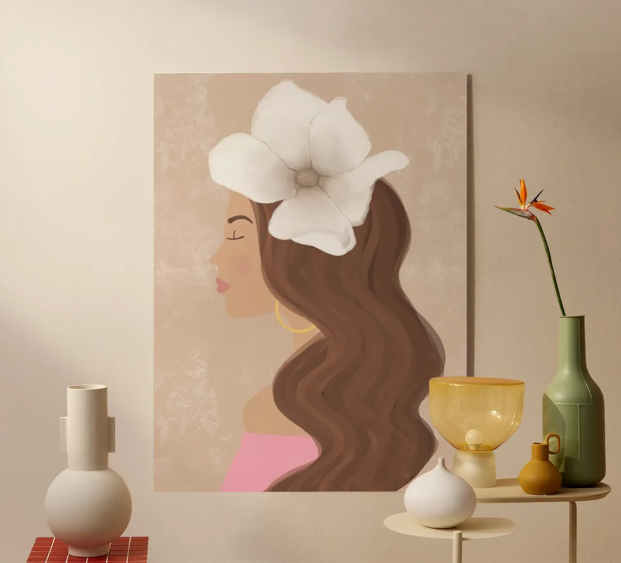 Flower Portrait plexiglass da datemyart