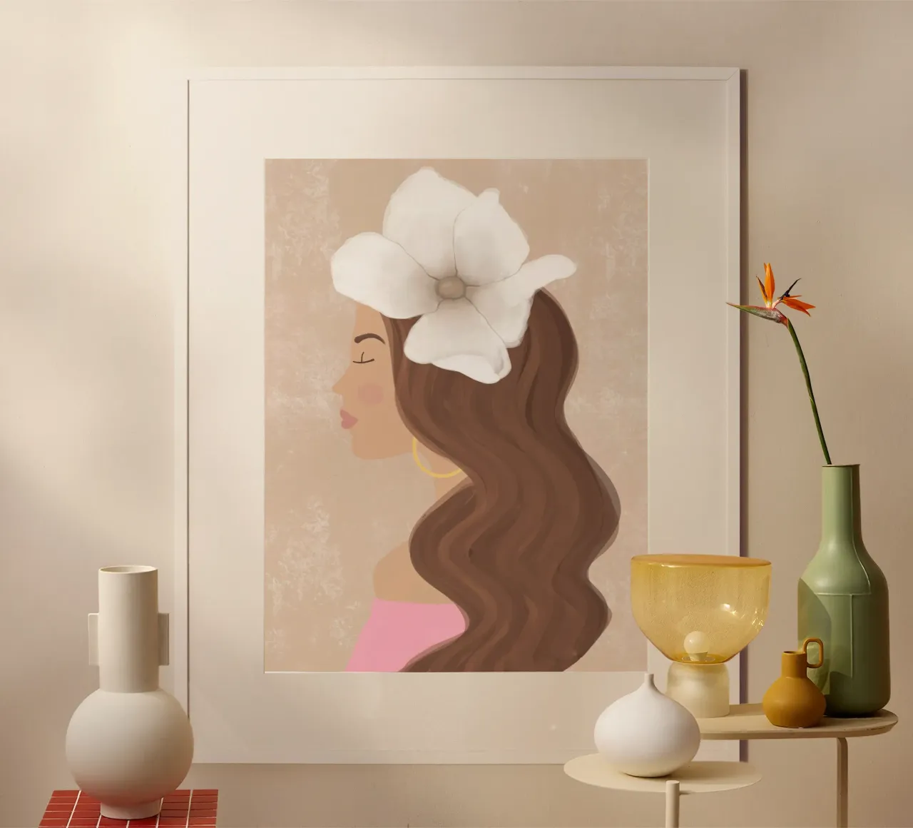 Flower Portrait poster da datemyart