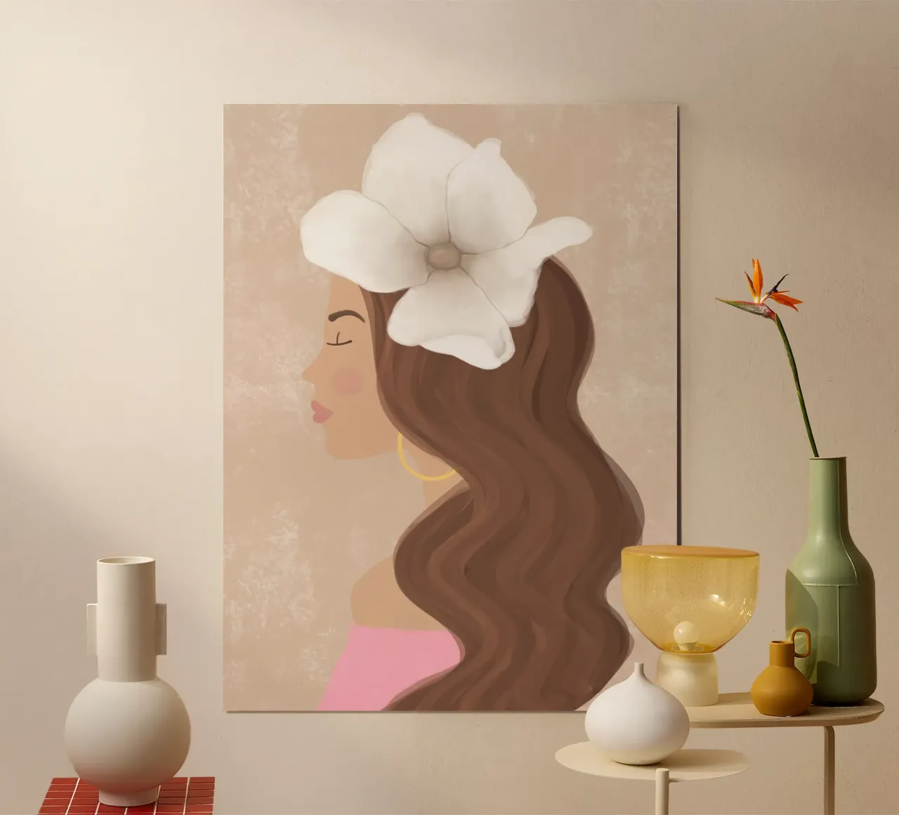 Flower Portrait poster da datemyart