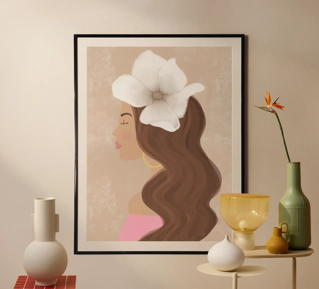 Flower Portrait poster da datemyart