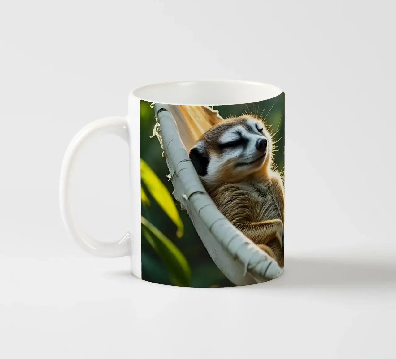 Suricates | Ensemble en mode relaxation (2) mug en céramique de Trinkets NL Design Studio