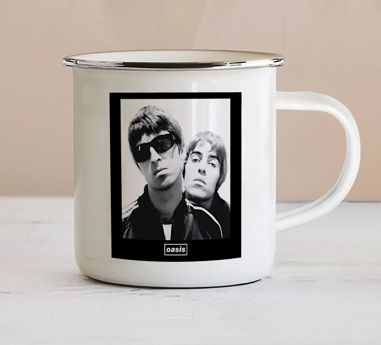 Liam e Noel Gallagher, Oasis tazza in smalto da domherrick1