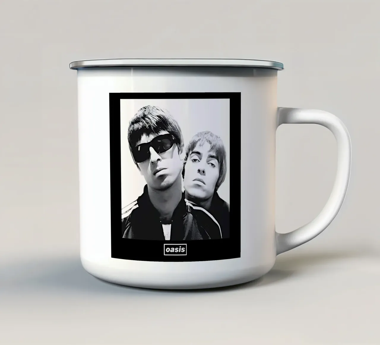Liam e Noel Gallagher, Oasis tazza in smalto da domherrick1