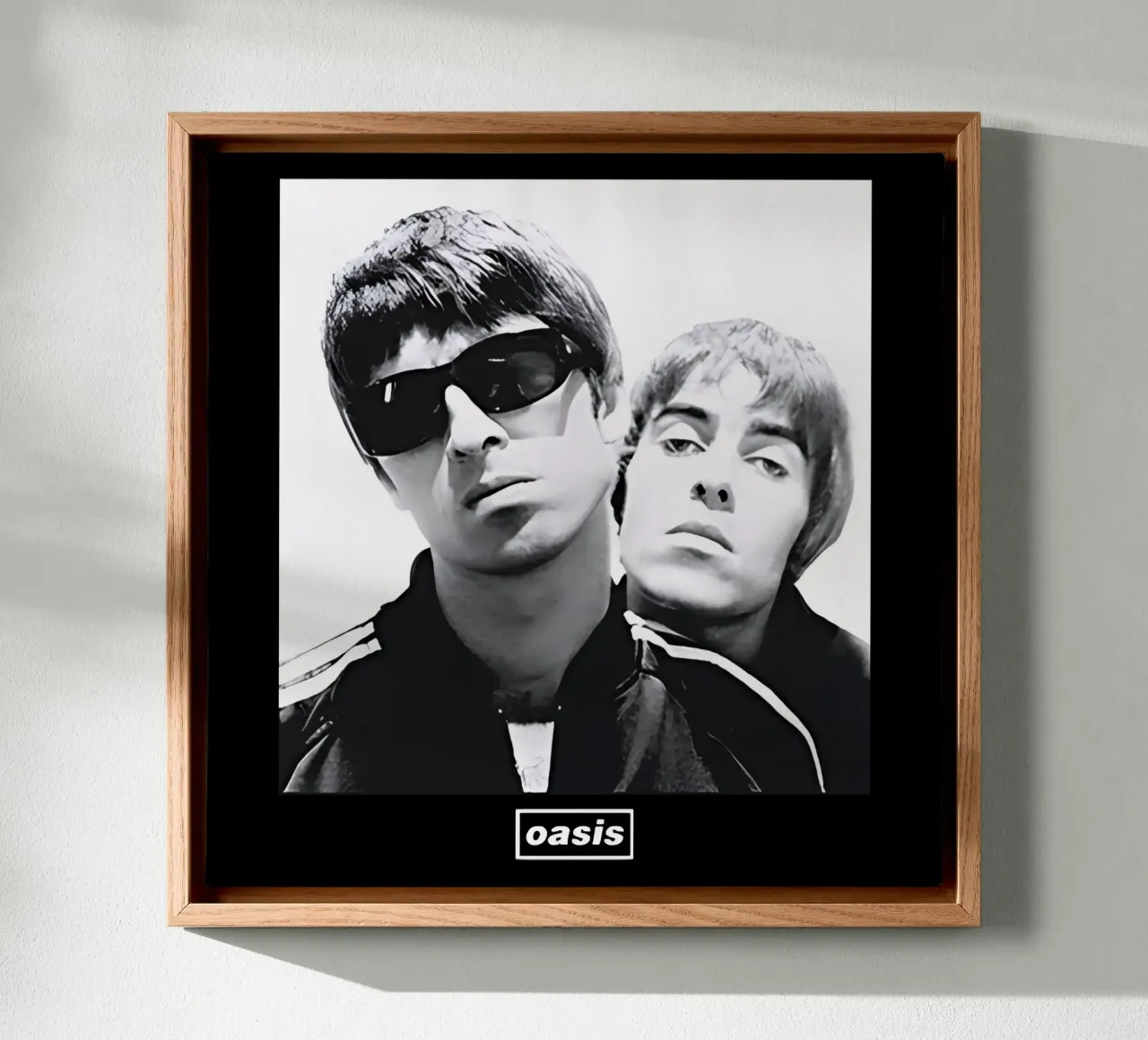 Liam e Noel Gallagher, Oasis tela con Cornice a cassetta da domherrick1