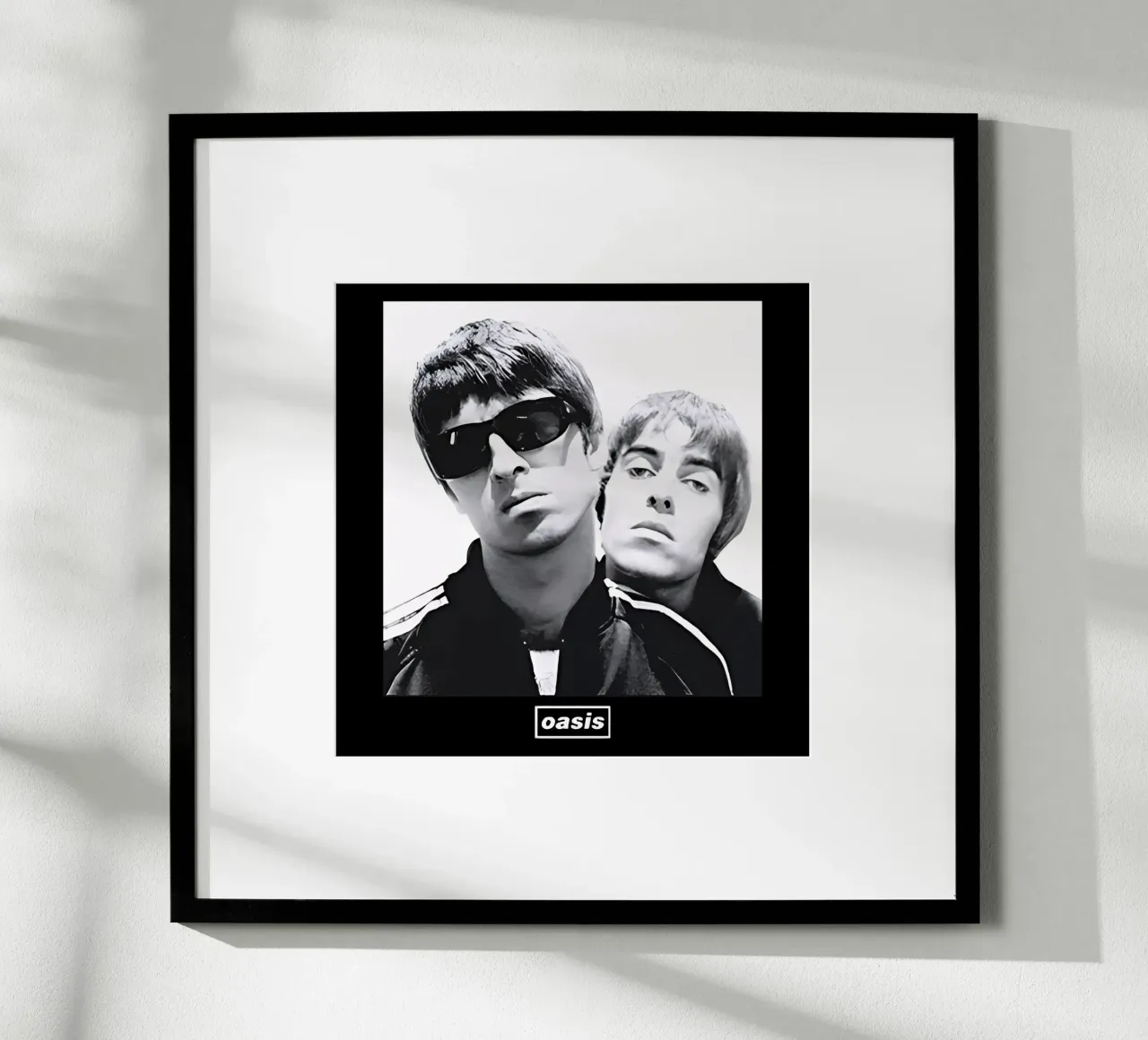 Liam e Noel Gallagher, Oasis poster con telaio in plastica da domherrick1