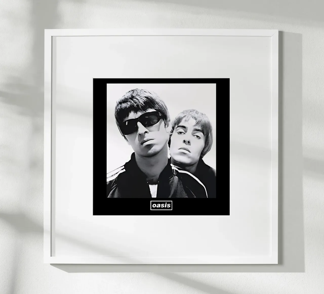 Liam e Noel Gallagher, Oasis poster con telaio in plastica da domherrick1