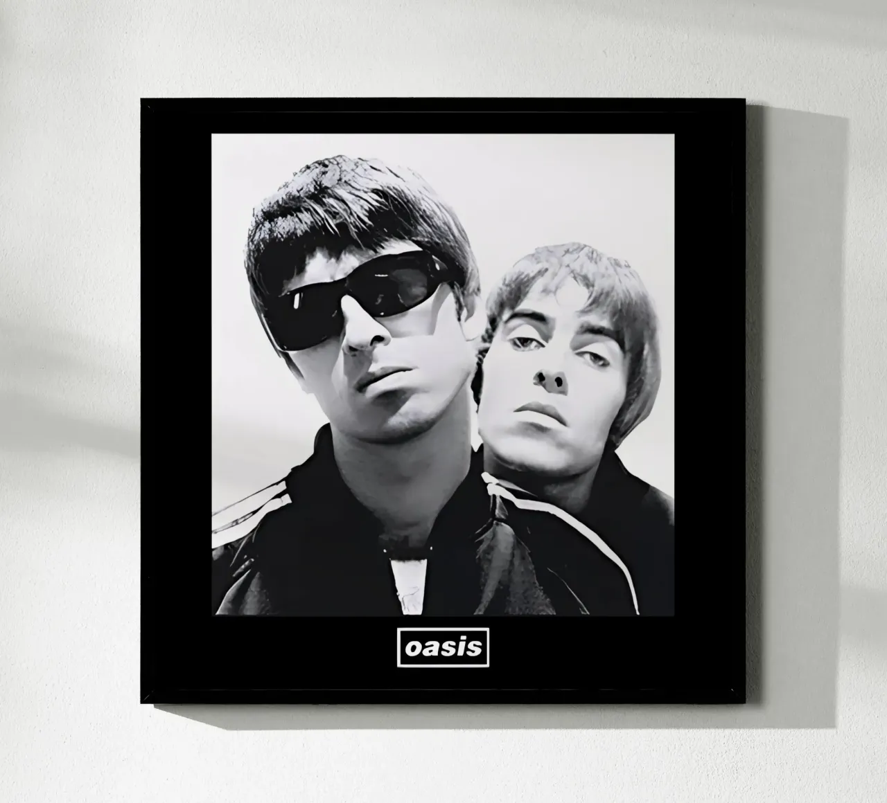 Liam e Noel Gallagher, Oasis poster con telaio in plastica da domherrick1