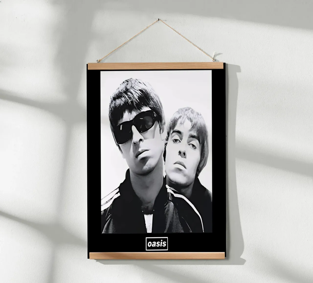 Liam e Noel Gallagher, Oasis poster con telaio in plastica da domherrick1