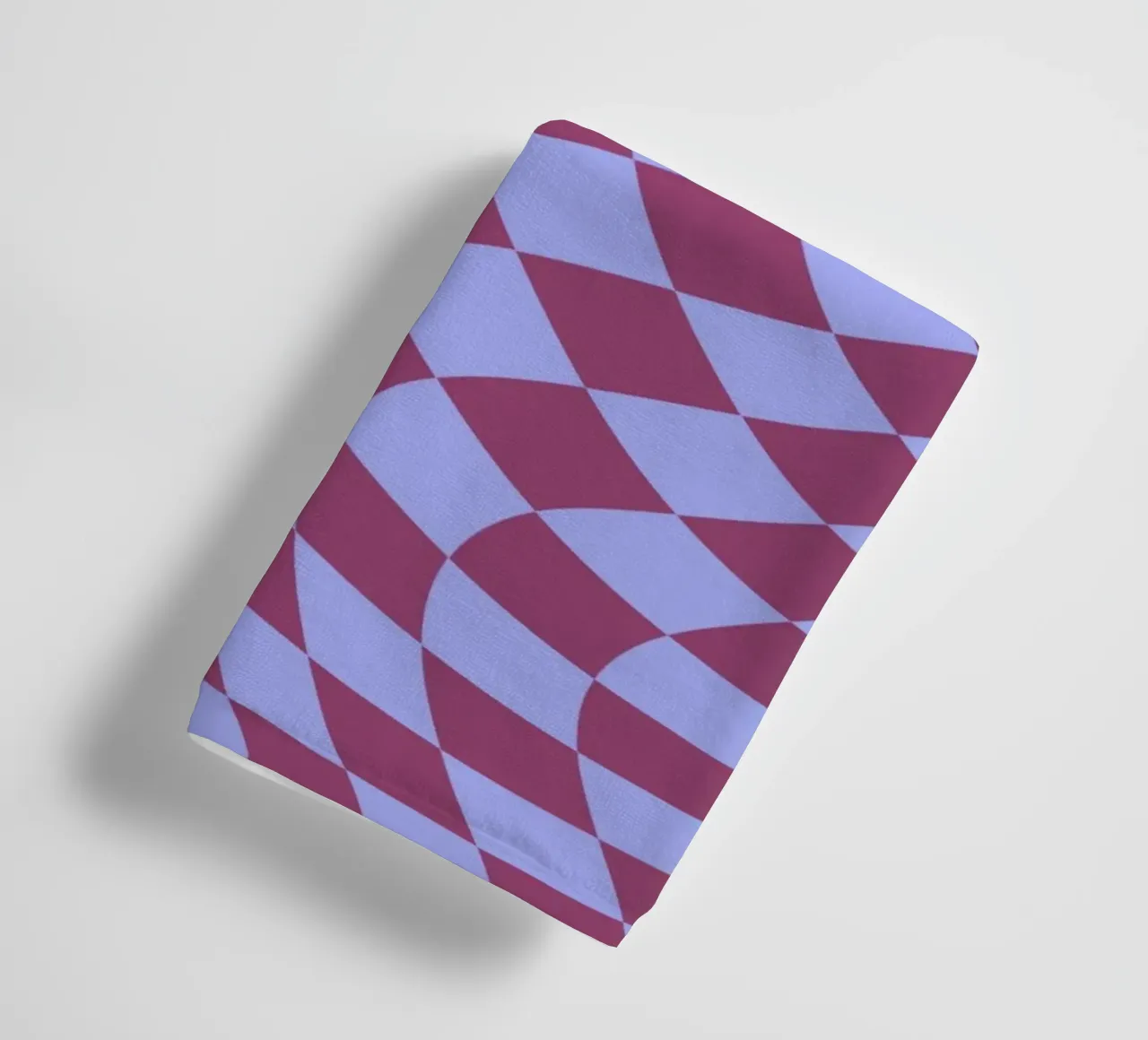 Golvende checker 02 badhanddoek van Little Dean
