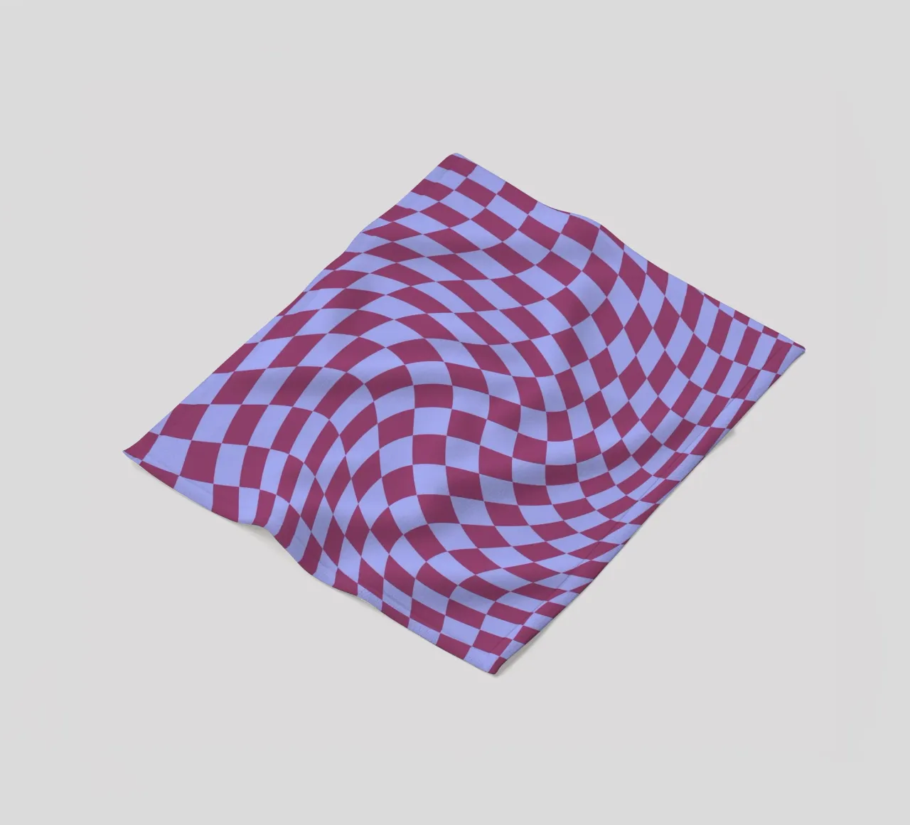 Dama ondulata 02 coperta in pile da Little Dean