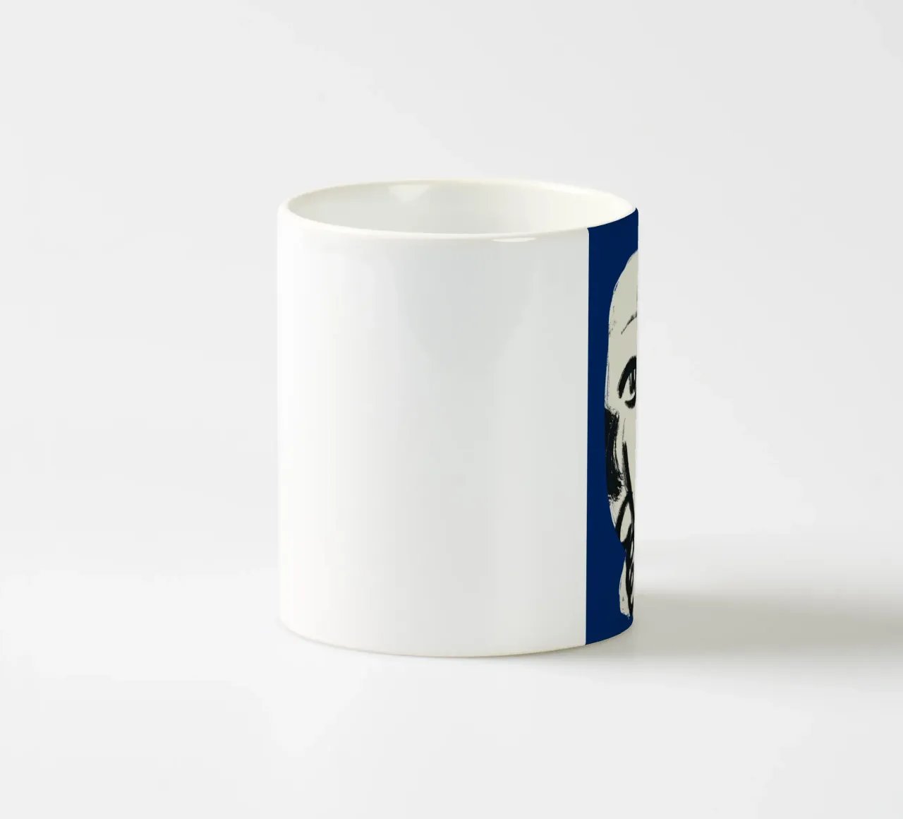 Ritratto olandese 07 tazza in ceramica da Little Dean
