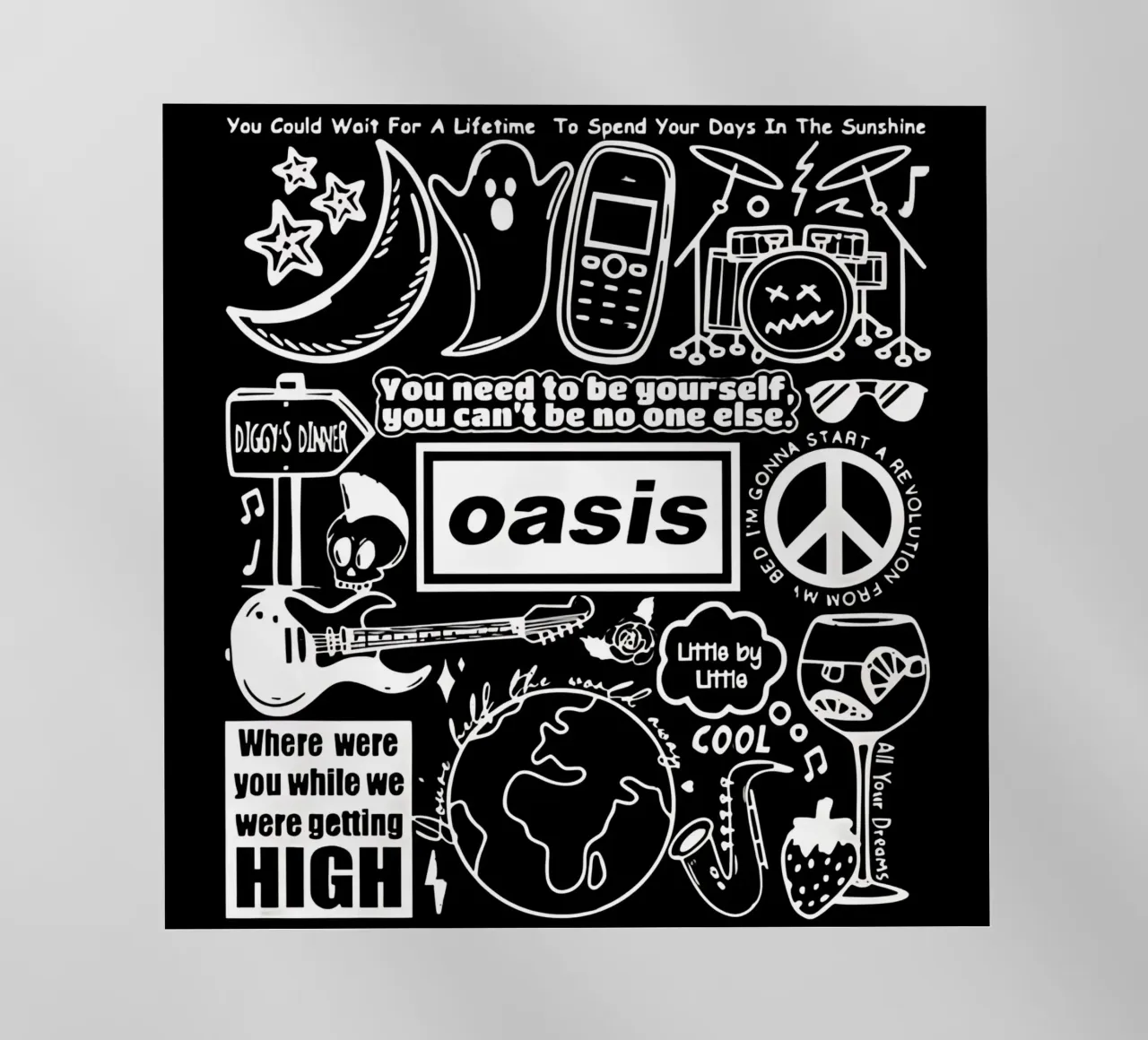 Oasi in doodle art pellicola backlit da domherrick1
