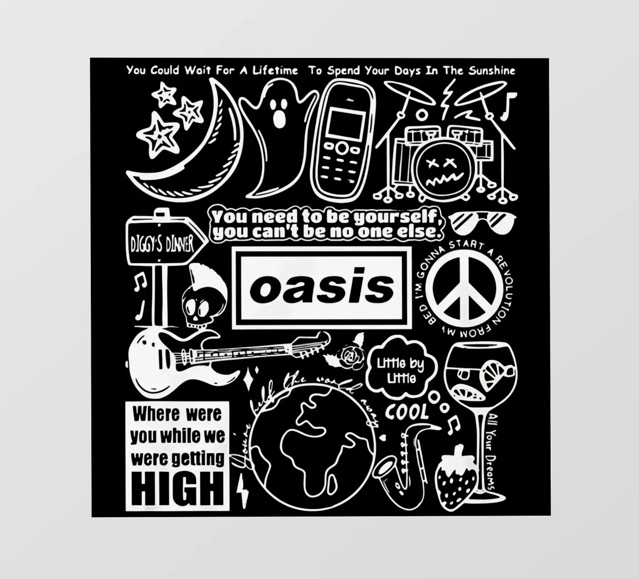 Oasi in doodle art pellicola backlit da domherrick1