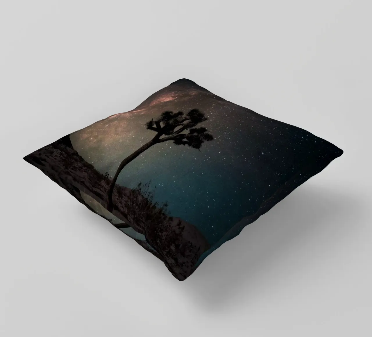 Mania Landscapes Raw 21 Joshua Tree (USA) cuscino da Mania Print Collection