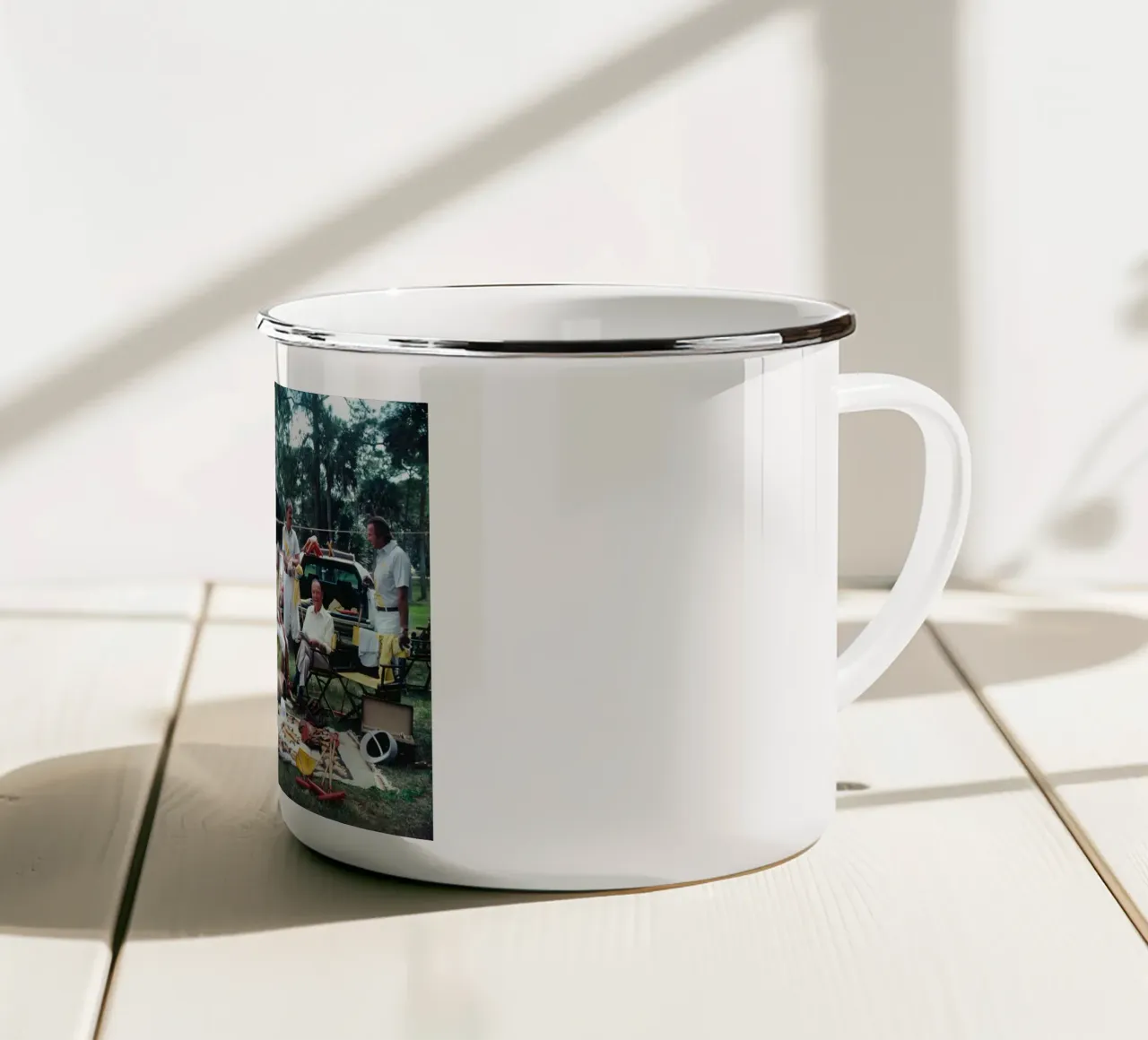 Polo Party - Slim Aarons tazza in smalto da aronsphoto