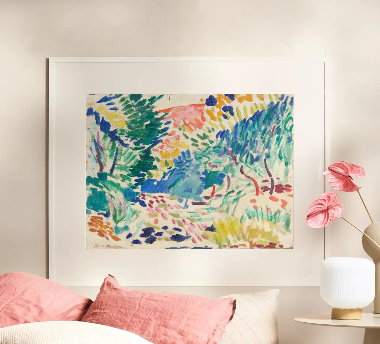 Landscape at Collioure by Henri Matisse carta hahnemühle da apoloprints